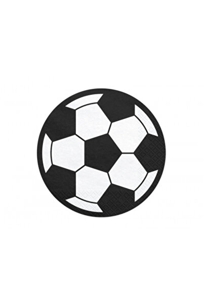 Partydeco Set of 6 Football Plates, 18 cm