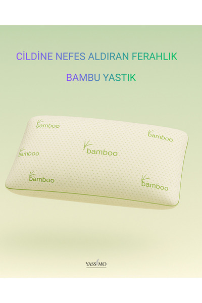 Yassimo Antialerjik Bambu Yastık - 900 gr 1 Adet