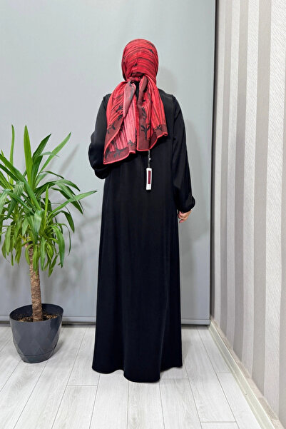 MISS DALIDA Cupro Silk Dress Black T26K-4015