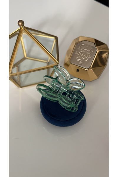 SU PERİSİ TAKI BİJUTERİ Water Green Cherry Clip Clasp