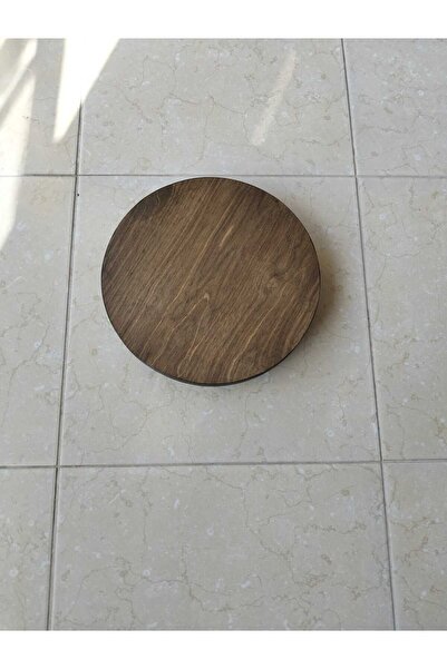 Nüveden Ahşap Tekerlekli Damacana Tüp Ve Saksı Altlığı