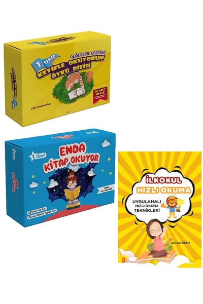 Rota Yayınları 1. Sınıflar İçin Tavsiyeli Kolay Okuma Hikaye Seti 20 Kitap + ...
