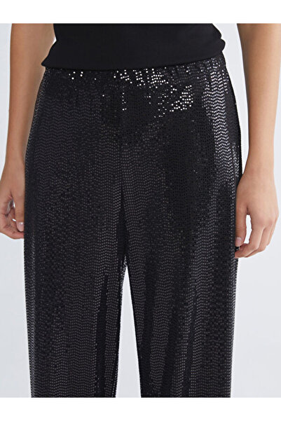LC Waikiki Standard Fit Sequined Women's Trousers