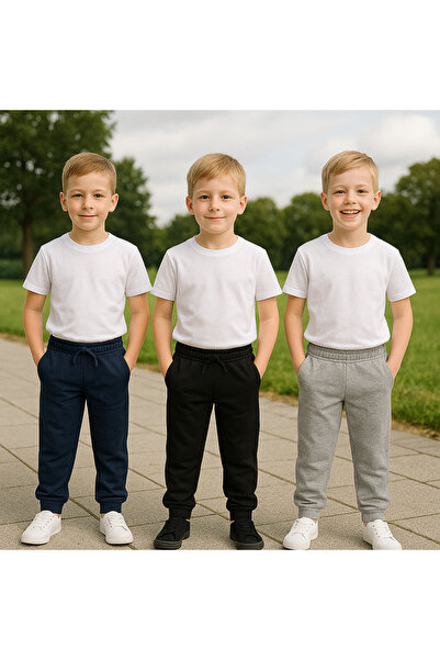 MAGA STORE Siyah Büyük Beden Battal Boy Eşofman Altı