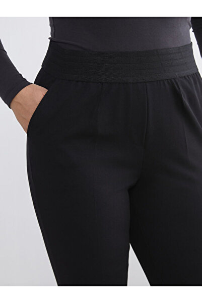 LC Waikiki Plus Size Elastic Waist Women's Trousers