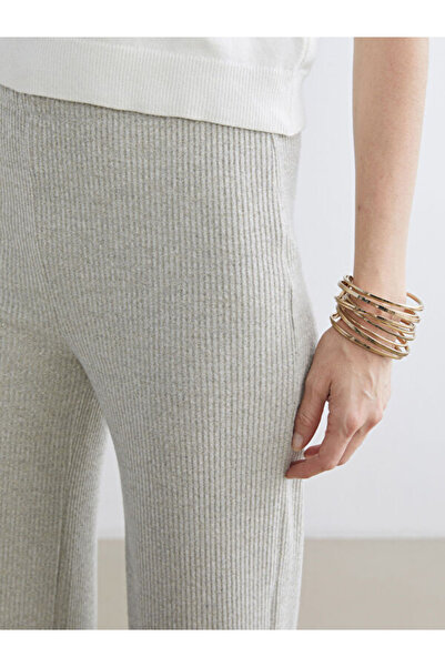 LC Waikiki Wide Leg Women's Trousers with Elastic Waist