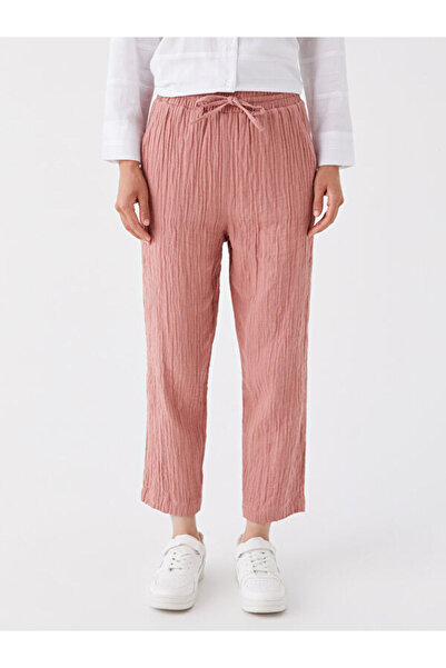 LC Waikiki Carrot Cut Women's Trousers with Elastic Waist