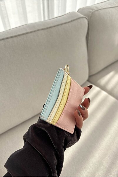 Yuka Atelier Shiny Faux Leather Card Holder with Bow Detail