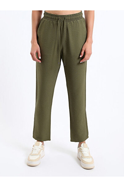 LC Waikiki Carrot Cut Women's Trousers with Elastic Waist