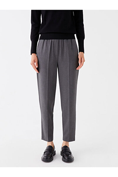 LC Waikiki Carrot Cut Women's Trousers with Elastic Waist