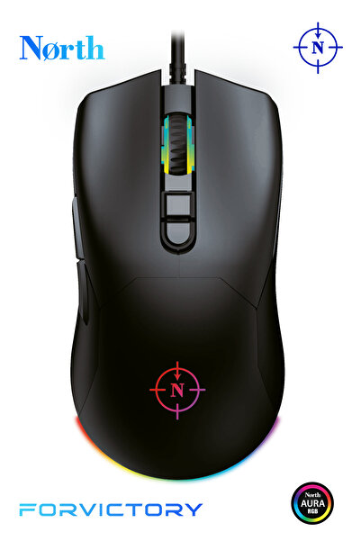 North Game Over PRO 12.800 DPI 400 IPS 50G PMW3389 Makrolu Gaming Oyuncu Mouse