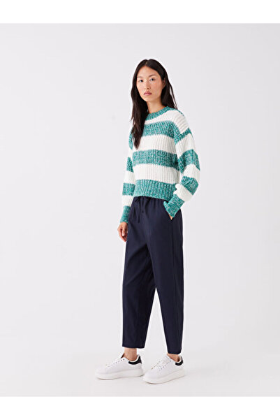 LC Waikiki Carrot Cut Women's Trousers with Elastic Waist