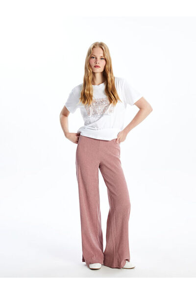 LC Waikiki Slim Fit Textured Women's Trousers