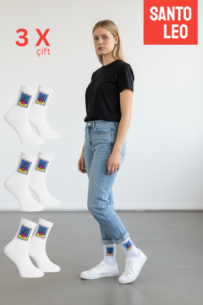 SANTO LEO مجموعة جوارب خاصة - جوارب في علبة - جوارب هدايا - جوارب رياضية - جو...