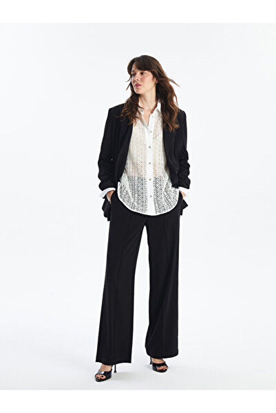 LC Waikiki Standard Fit Straight Wide Leg Women's Trousers