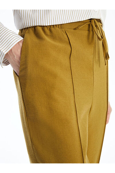 LC Waikiki Women's Elastic Waist Straight Trousers