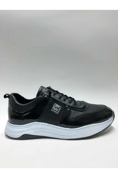 baykara Genuine Leather Light Sole Sports Model Wide Fit Large Size (45-46-47-48..) Men's Shoes