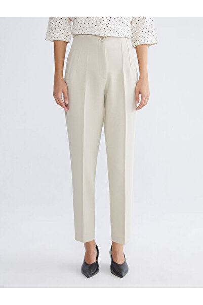 LC Waikiki High Waist Carrot Cut Women's Pleated Pants