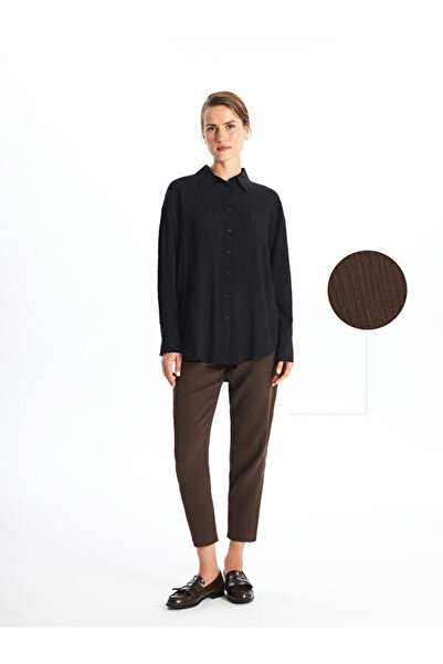 LC Waikiki Women's Elastic Waist Straight Trousers