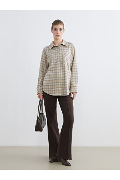 LC Waikiki Elastic Waist Spanish Leg Women's Trousers