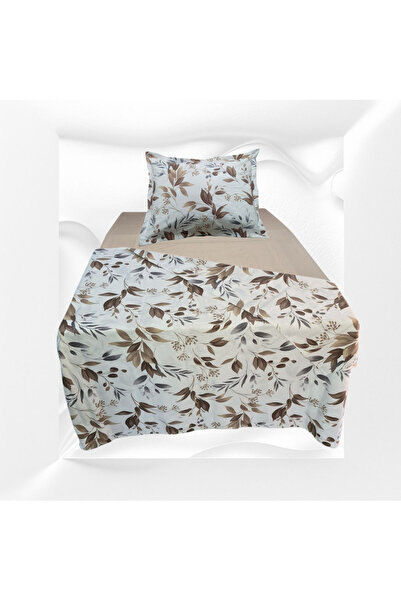 GÜLLÜCE HOME غطاء لحاف مصنوع من القطن بنسبة 100% (160×225 سم) مع ملاءة مرنة 1...