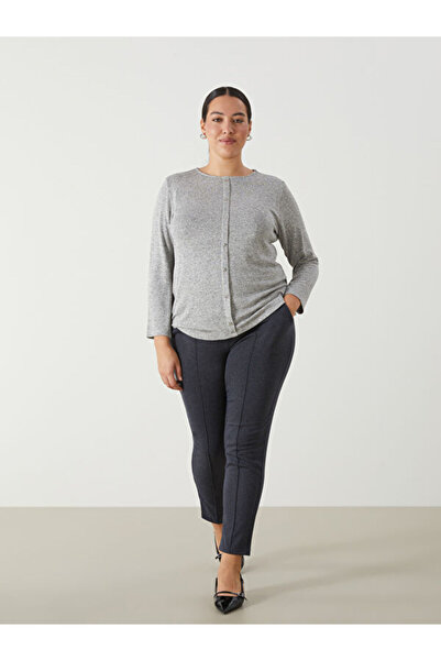 LC Waikiki Patterned Women's Trousers with Elastic Waist