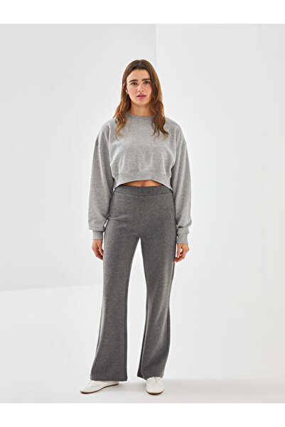 LC Waikiki Women's Knitwear Trousers with Elastic Waist