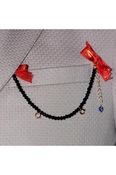 Arjew 2 Çeyreklik Damat Yaka İğnesi