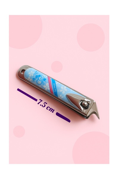 BALIM ÖRGÜ EVİ Çelik Tırnak Makası Sivri Uçlu Yan Kesimli Tırnak Batik Temizleme