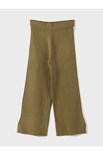 LC Waikiki Women's Elastic Waist Slim Fit Plain Knitwear Trousers