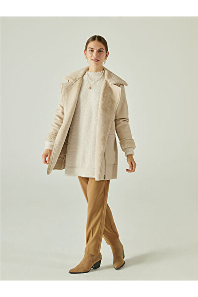 LC Waikiki Comfortable Fit Women's Trousers with Elastic Waist