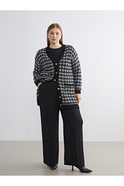 LC Waikiki Sparkling Choices by Shining Store Women's Wide Leg Pleated Pants ...