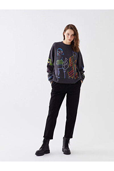 LC Waikiki Women's Carrot Trousers with Elastic Waist