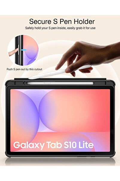 HYX Case for Samsung Galaxy Tab S10 Lite 10.9 Inch (2025) SM-X400/X406 - Black