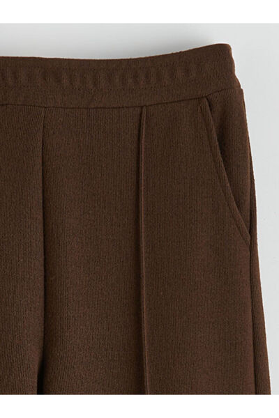 LC Waikiki Wide Leg Women's Trousers with Elastic Waist