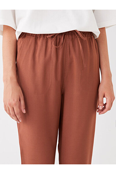 LC Waikiki Carrot Cut Women's Trousers with Elastic Waist