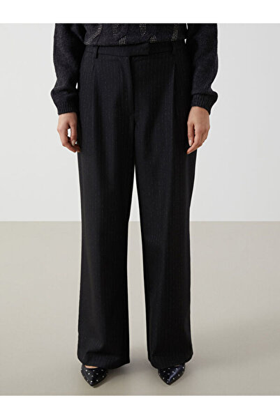 LC Waikiki Loose Fit Striped Women's Trousers