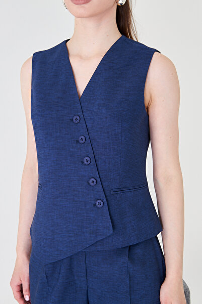 Nadrina Cross Buttoned Top and Bottom Set