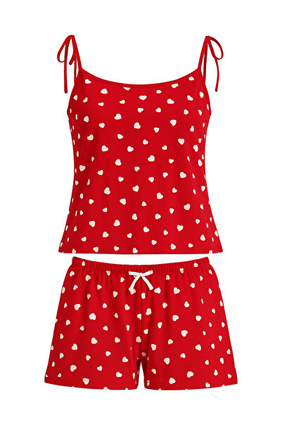 DERENE kadın 2li şortlı pijama takımı