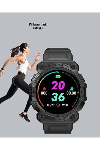 Kanonik Education Sports Smart Watch – with Heart Rate, Step, Calorie and Blood Pressure Tracking