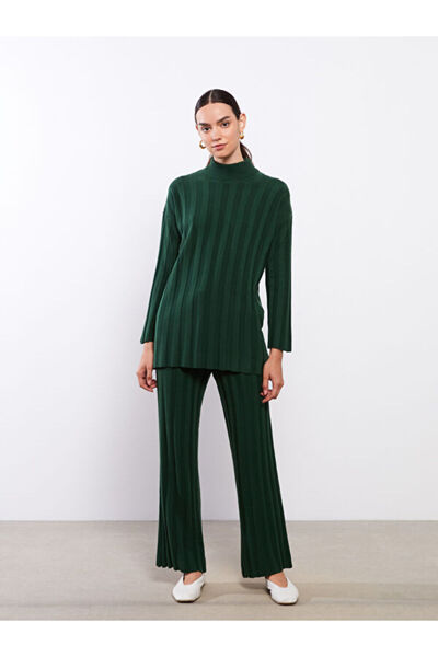 LC Waikiki Women's Elastic Waist Plain Knitwear Trousers