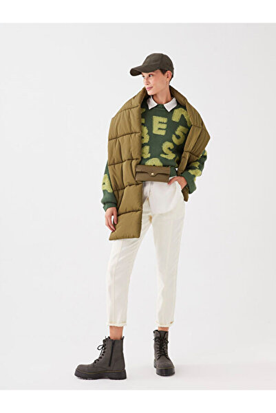 LC Waikiki Standard Fit Straight Gabardine Women's Trousers