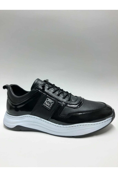 baykara Genuine Leather Light Sole Sports Model Wide Fit Large Size (45-46-47-48..) Men's Shoes