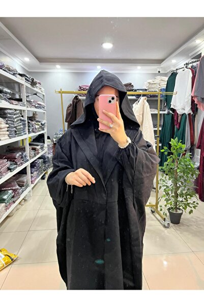 Yüsra Collection معطف كاشي بونشو للحجاب