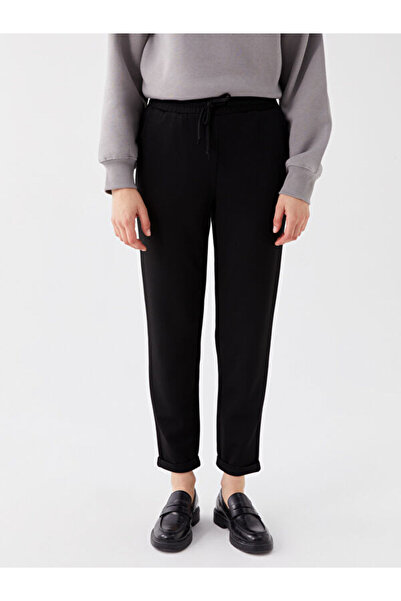 LC Waikiki Comfortable Fit Women's Carrot Trousers with Elastic Waist