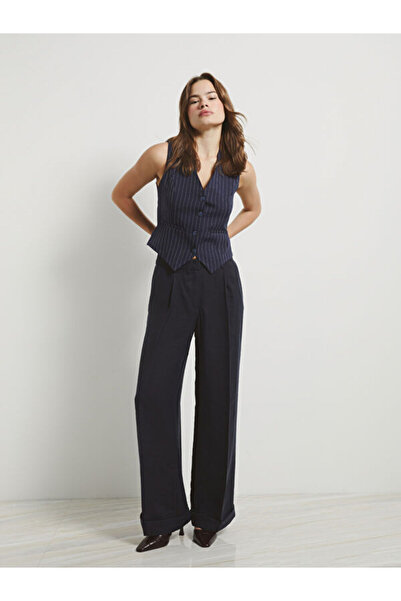 LC Waikiki Standard Fit Straight Wide Leg Women's Trousers