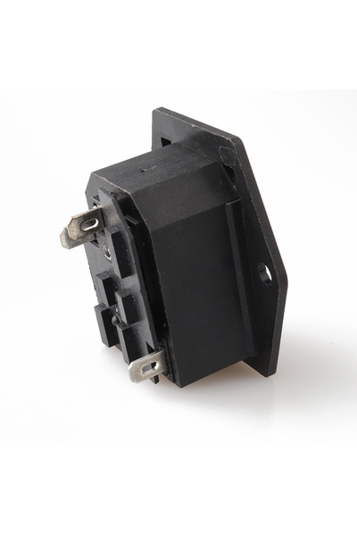 Generic Panel-Mount AC Power Socket with Fuse & ON/OFF Switch (Male IEC Connector)