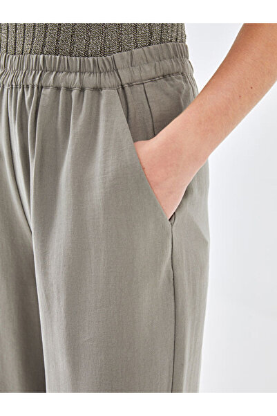 LC Waikiki Elastic Waist Loose Fit Women's Trousers