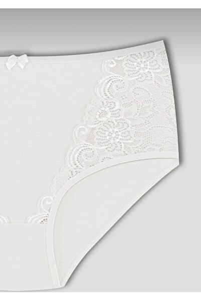 YOYYO Chiloți din bumbac pentru femei Battal Lenjerie de corp cu detalii din dantelă