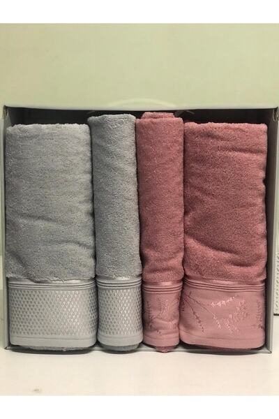Özdilek Dıtsy Pink Gray Best Set